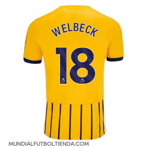 Camiseta Brighton Danny Welbeck #18 Tercera Equipación Replica 2025-26 mangas cortas Camiseta Brighton Danny Welbeck #18 Tercera Equipación Replica 2025-26 mangas cortas